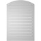 Ekena Millwork Arch Top Surface Mount PVC Gable Vent w/ 2"W x 2"P Brickmould Sill Frame, 26"W x 36"H GVPAR26X3603SN - alternate 2